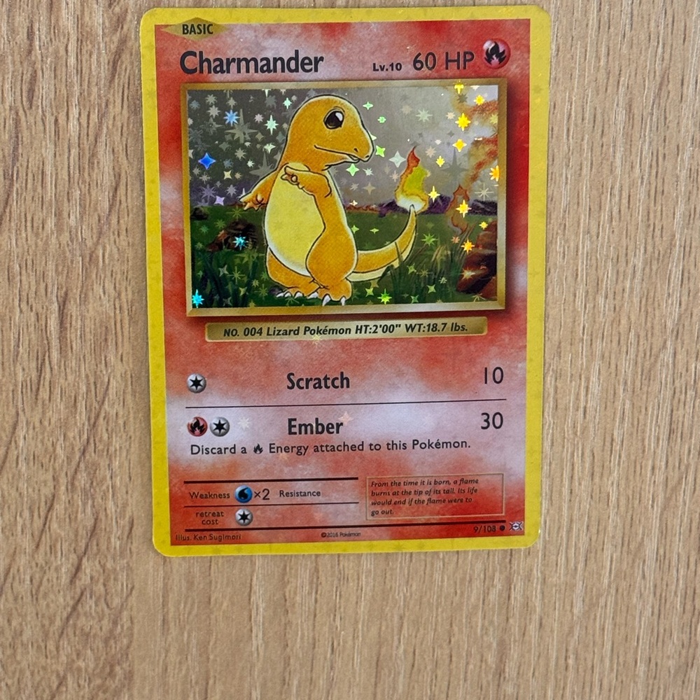 Charmander Holographic XY evolution custom